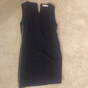 BCBG sheath dress with zipper panels